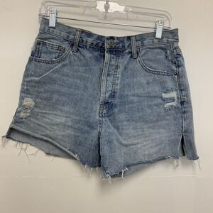 Denim Distressed Women Shorts